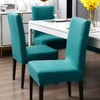 Stretchable Chair Covers, Plain Teal