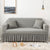 2024 Turkish Bubble Frill Sofa Covers : Light Grey