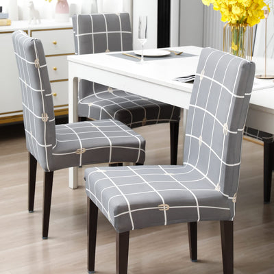 Stretchable Chair Covers, Premium Grey