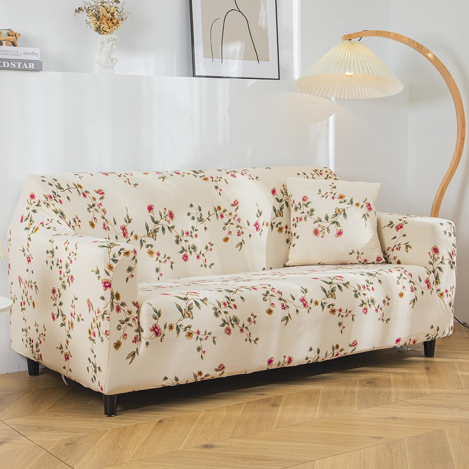 Trendize Exclusive Stretchable Sofa Cover - Modish Beige