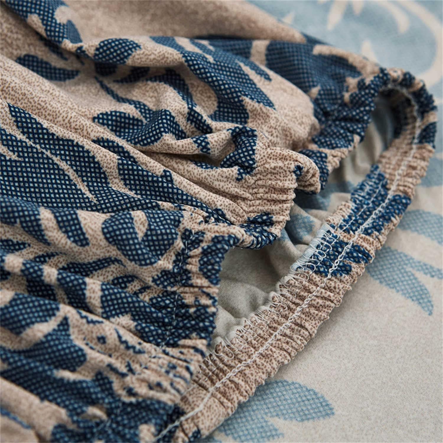 Trendize Exclusive Stretchable Sofa Cover - Damask Beige