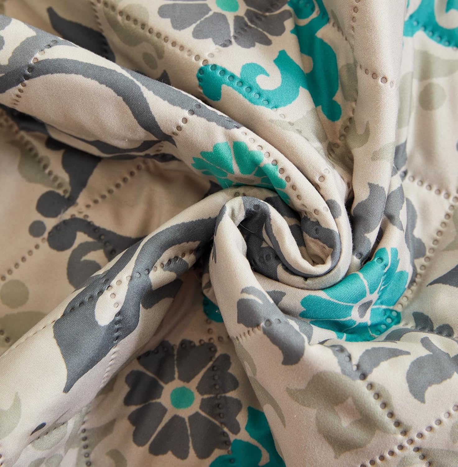 WATERPROOF QUILTED RECLINER COVER - BOHO GREEN 1 SEATER