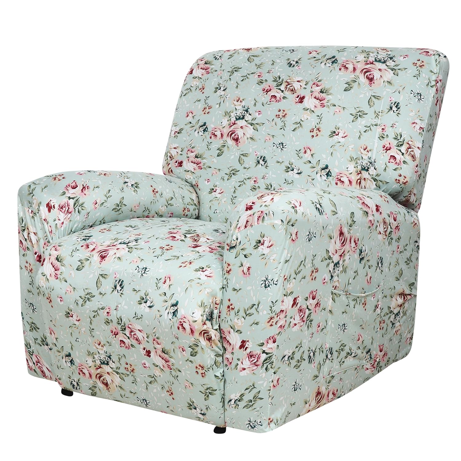 Premium Printed Recliner Sofa Cover : Fall Green