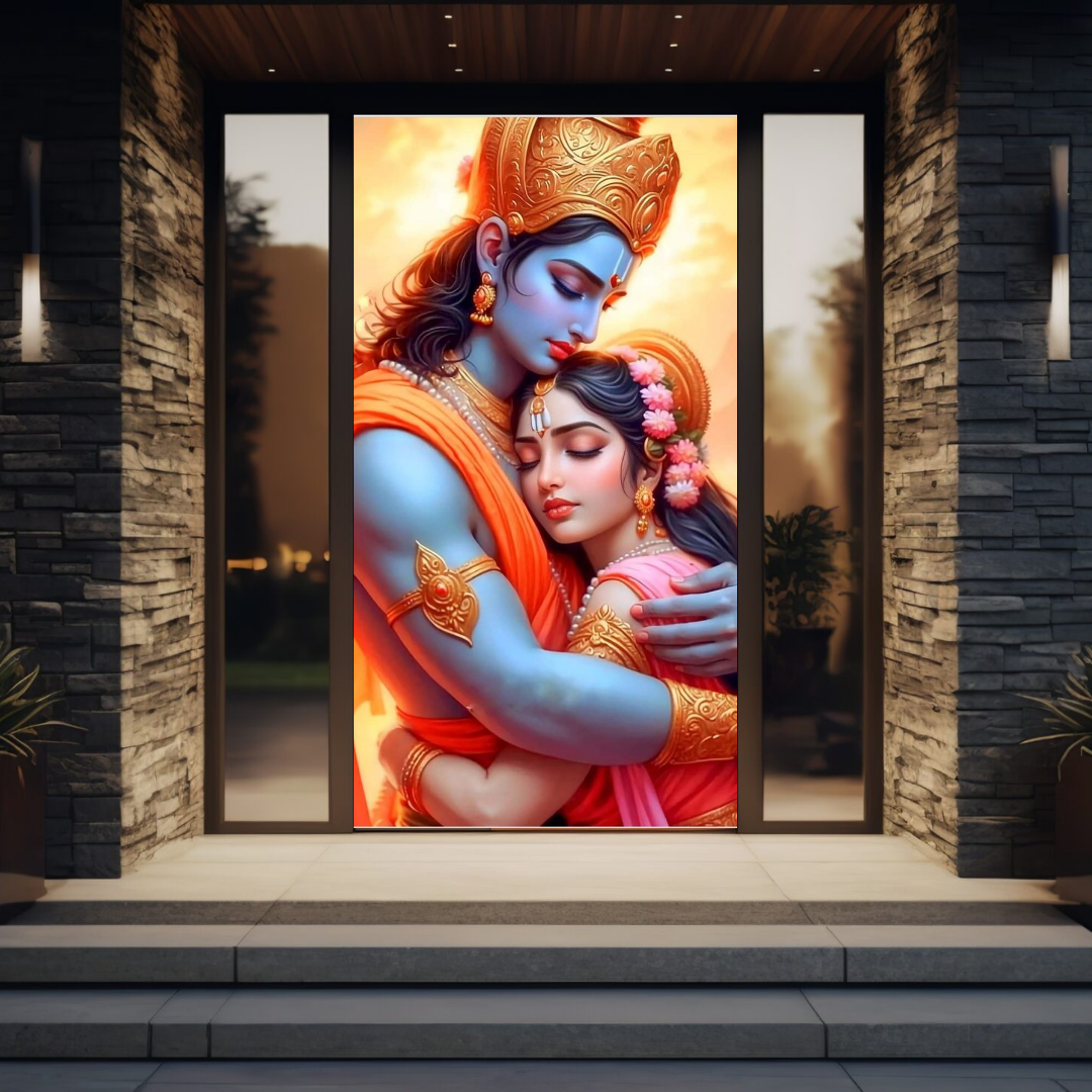 God Ram Sita Door Cover