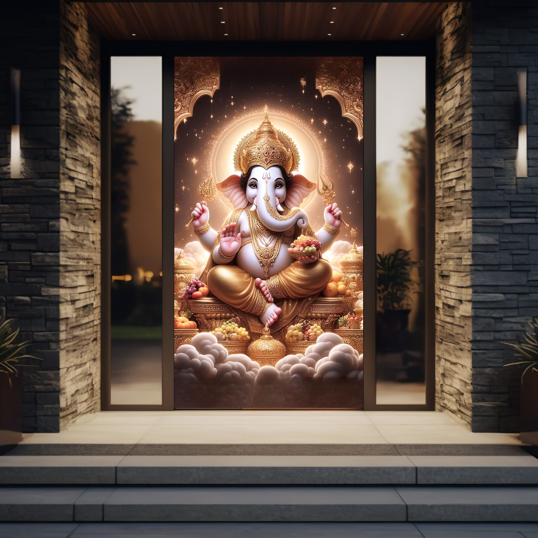 God Vighneshwara Ganesha Door Cover