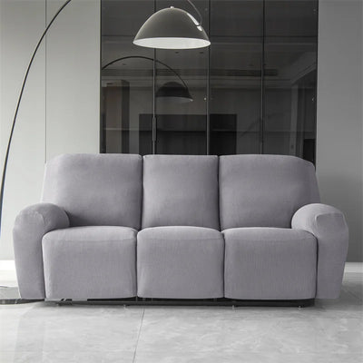 Premium Jacquard Recliner Sofa Cover : Grey