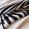 Premium Double Sided Chenille Sofa Covers - Black Leaf