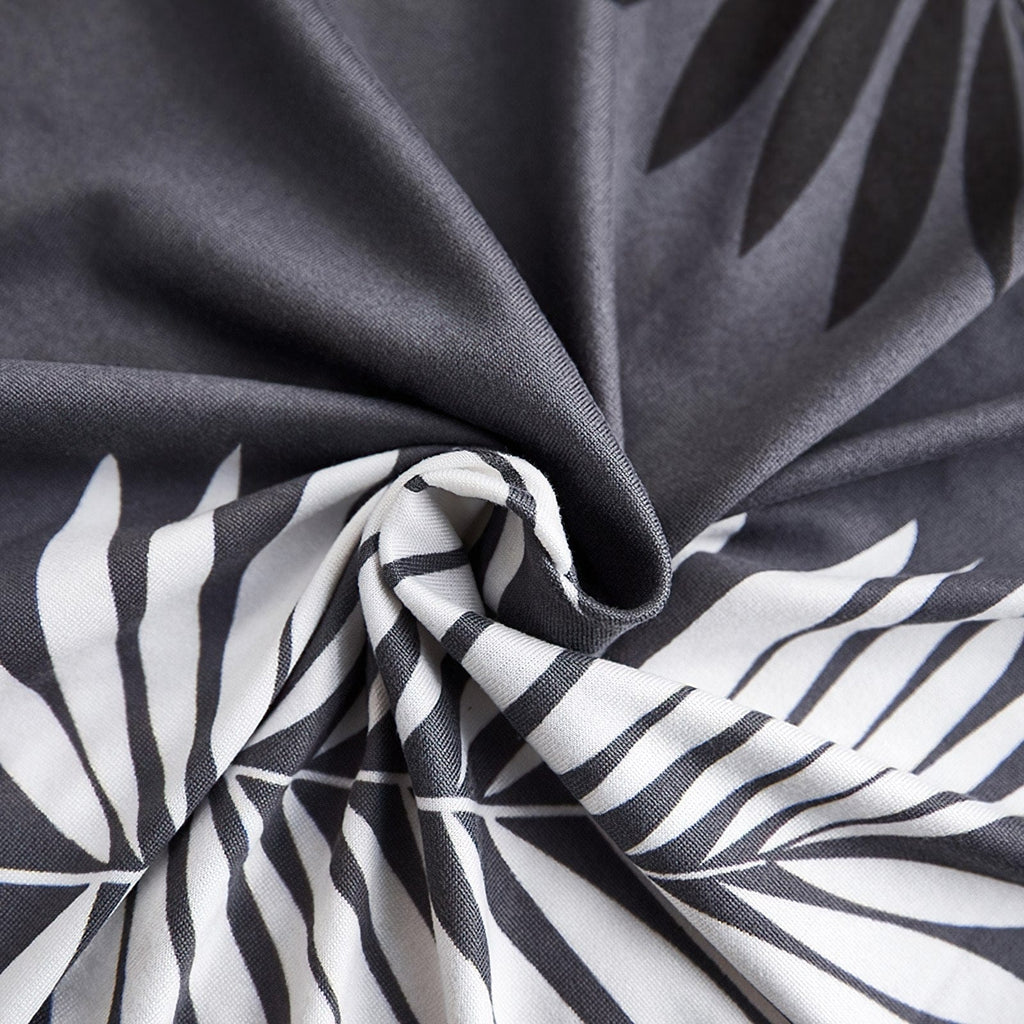 Trendize Exclusive Stretchable Sofa Cover - Charcoal Fern