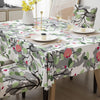 Premium Dining Table & Chair Cover Combo - Branch White - Trendize