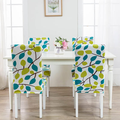 Stretchable Chair Covers, Subtle White - Trendize