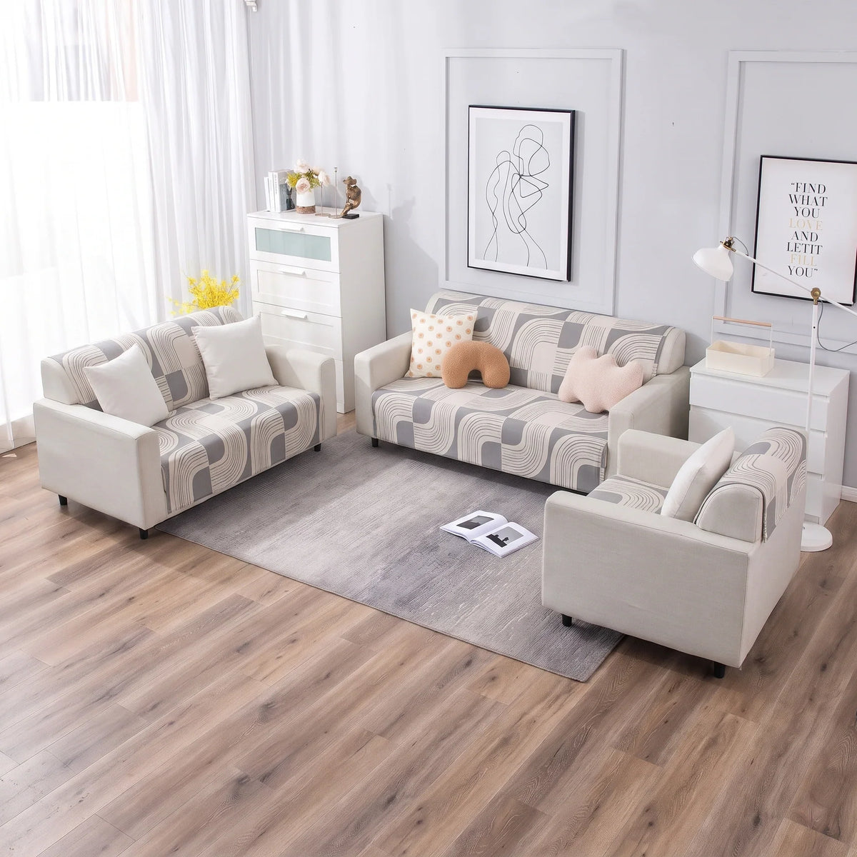 Luxury Anti Skid Armless Sofa Mats
