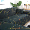 L Shape Sofa Cover - Prism Gold