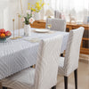 Premium Dining Table & Chair Cover Combo - Complex Grey
