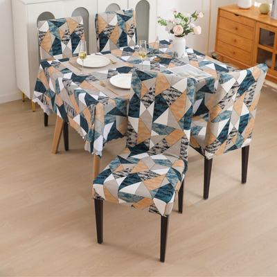 Premium Dining Table & Chair Cover Combo - Antique Prism