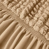 2025 Turkish Bubble Frill Sofa Covers : Beige