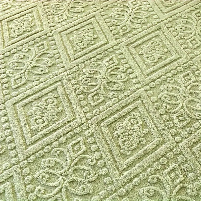 3D European Engraved Taffeta Fitted Bedsheet