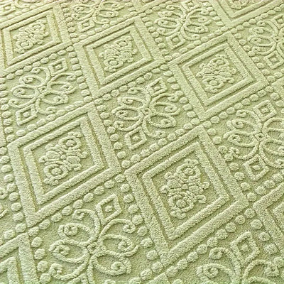 3D European Engraved Taffeta Fitted Bedsheet