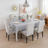 Premium Dining Table & Chair Cover Combo - Complex Grey