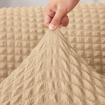 2025 Turkish Bubble Frill Sofa Covers : Beige