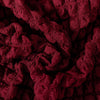 2024 L Shape Turkish Bubble Frill Sofa Covers : Maroon