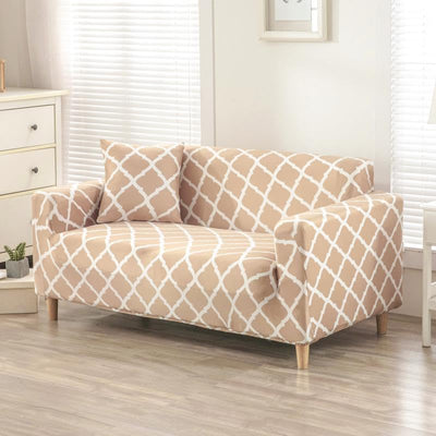 Trendize Exclusive Stretchable Sofa Cover - Diamond Beige