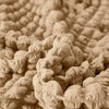 2024 Turkish Bubble Frill Sofa Covers : Beige