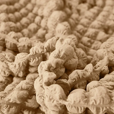 2025 Turkish Bubble Frill Sofa Covers : Beige
