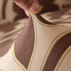 Trendize Exclusive Stretchable Sofa Cover - Cream Brocade