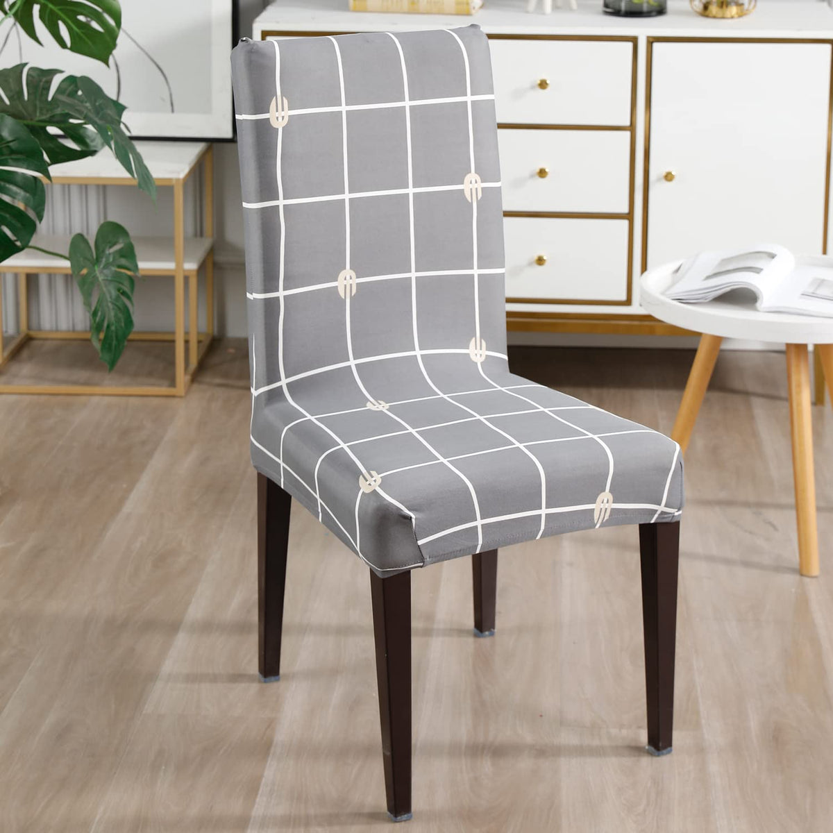 Stretchable Chair Covers, Premium Grey