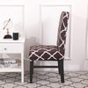 Premium Dining Table & Chair Cover Combo - Diamond Brown