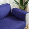 Reversible Quilted Waterproof Sofa Protector - Navy & Brown