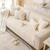 PREMIUM COTTON QUILTED SOFA MAT - OFF WHITE