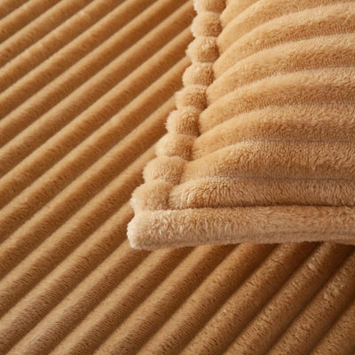 Luxe Rabbit Fur Fitted Sheet - Camel / KING SIZE (72X78)