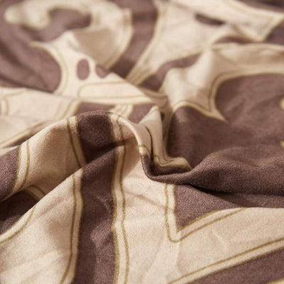 Trendize Exclusive Stretchable Sofa Cover - Cream Brocade