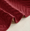 NON SLIP QUILTED SOFA PROTECTOR MAT - PLAIN MAROON