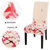 Stretchable Chair Covers, Pearl White