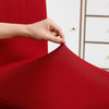 Stretchable Chair Covers, Plain Red