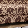 L Shape Sofa Cover - Cream Brocade