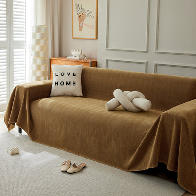 Herringbone Oversized Chenille Sofa Throw