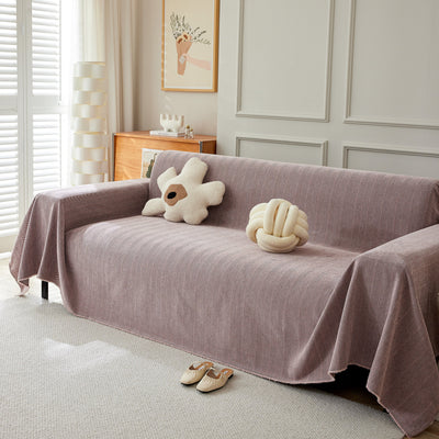 Herringbone Oversized Chenille Sofa Throw