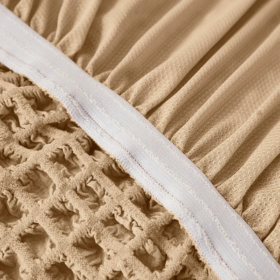 2025 Turkish Bubble Frill Sofa Covers : Beige