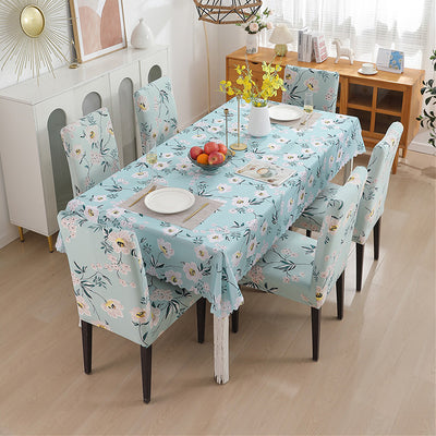 Premium Dining Table & Chair Cover Combo - Autumn Green