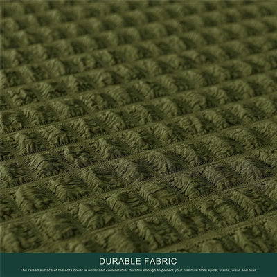 2026 Turkish Bubble Frill Sofa Covers : Olive
