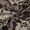 Premium Printed Recliner Sofa Cover : Royal Black