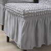 2025 Turkish Bubble Frill Chair Covers : Light Grey