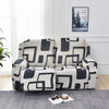 Premium Printed Recliner Sofa Cover : Luxe Monochrome