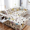 L Shape Sofa Cover - Blooming Beige