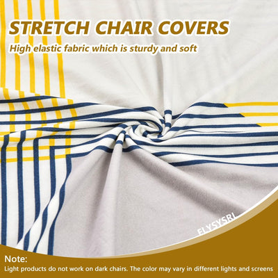 SnugFit Wingback Chair Slipcover - Geometric Ivory