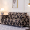 Trendize Exclusive Stretchable Sofa Cover - Black Brocade