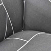 Trendize Exclusive Stretchable Sofa Cover - Hexa Grey